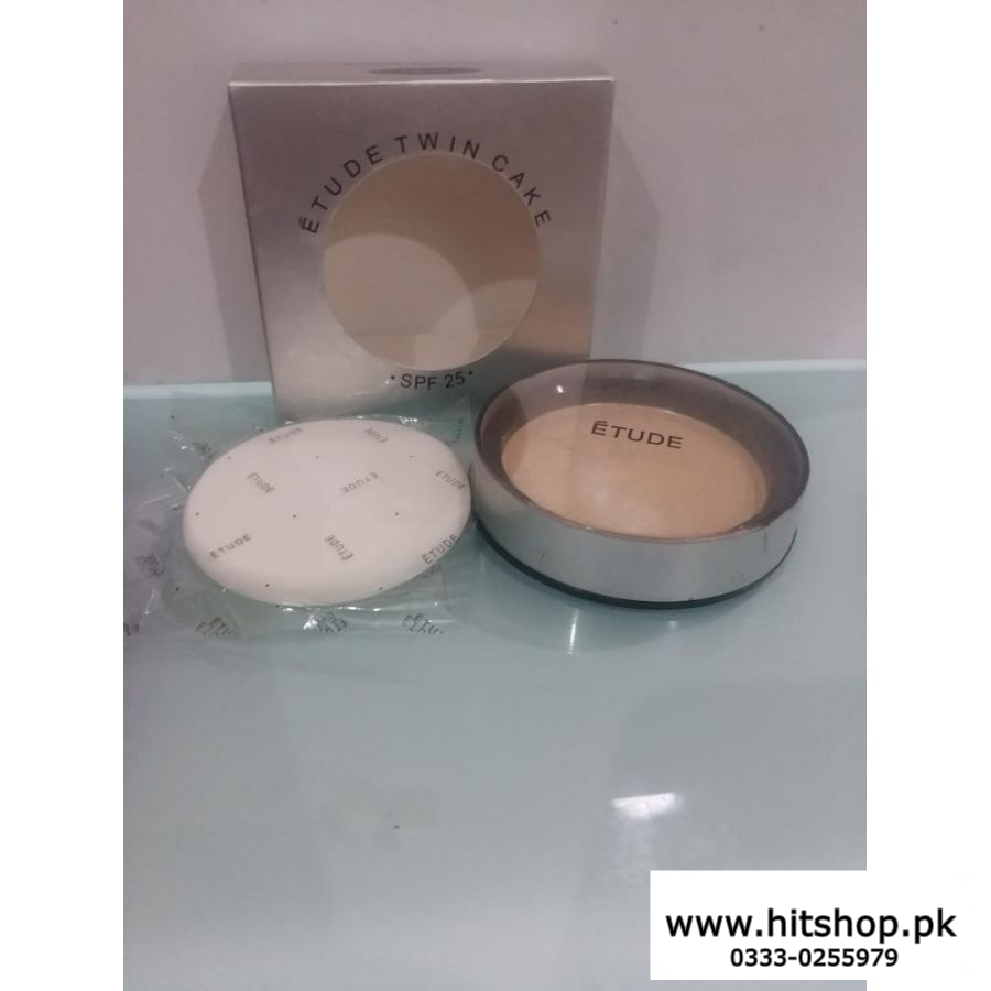 Etude Twin Cake Face Powder Natural Beauty Look